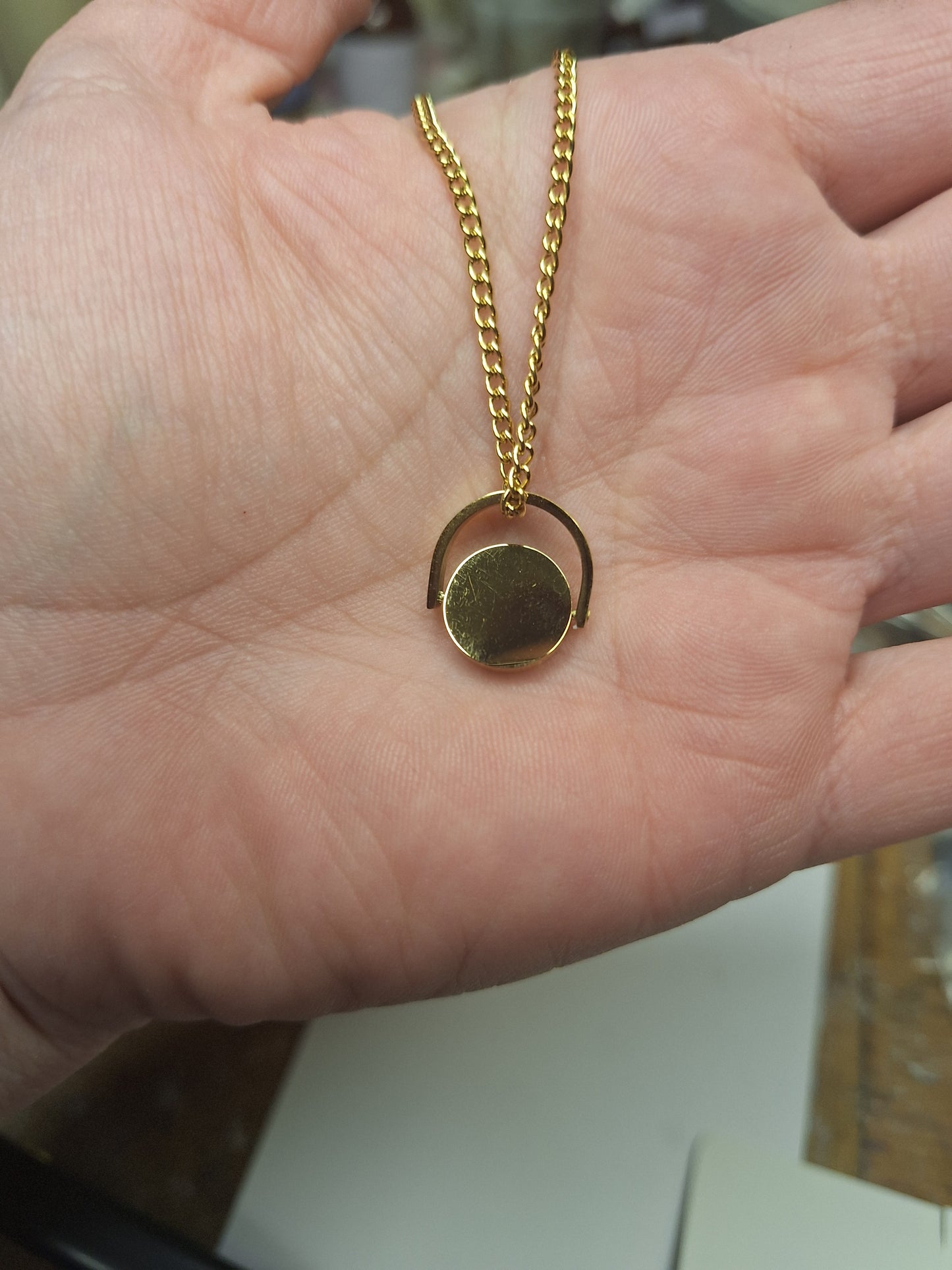 Double-sided Spinner Pendant