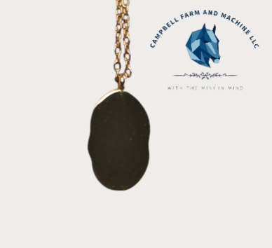 Oblong Oval Pendant