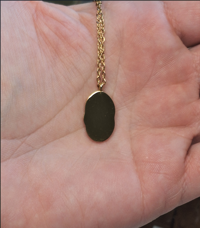Oblong Oval Pendant
