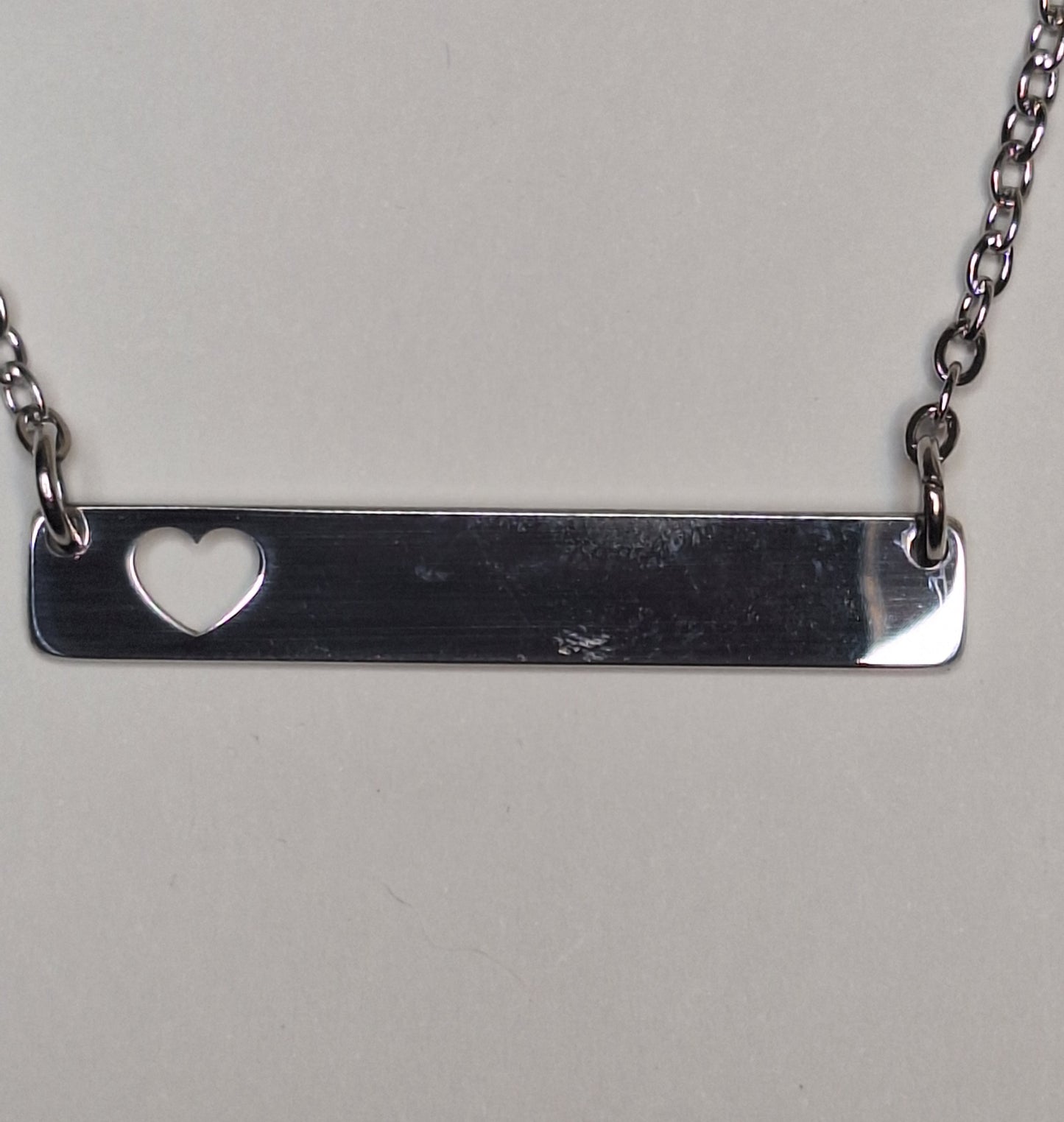 Horizontal Pendant with Heart-Cutout